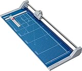 Dahle 554 Professional Rolling Trimmer, 28-1/4' Cut Length, 20 Sheet Capacity, Self-Sharpening, Automatic Clamp, German Engineered Paper Cutter