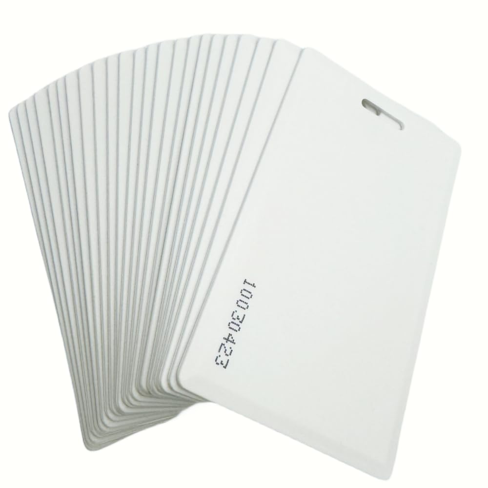 10 Pack Proximity Cards 26 Bit Proximity Clamshell Weigand Prox Swipe Cards Compatable with ISOProx 1386 1326 H10301 Format Readers and Systems. for Commercial Access