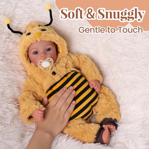 Muñeca BABESIDE para bebé de 16 pulgadas con accesorios miniatura 2