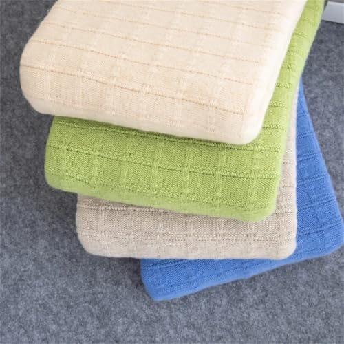 Men's 100% Merino Wool Crew Neck Textured Pullover Sweater Long Sleeve Contrasting Colors Knit Top3