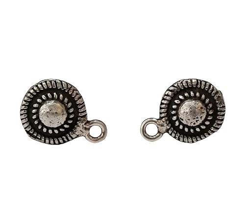 925-92.5 Oxidized Silver Earring Fashion Silver Stud Earring for Women and Girls