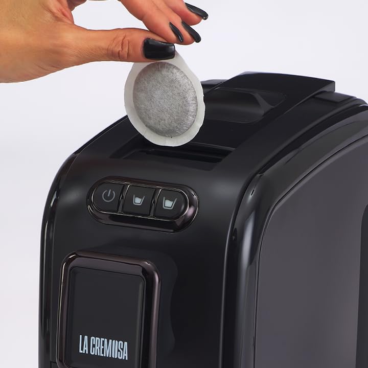 TORALDO LA CREMOSA | COFFEE MACHINES |Macchina da caffe a cialde ese 44mm (Nera)