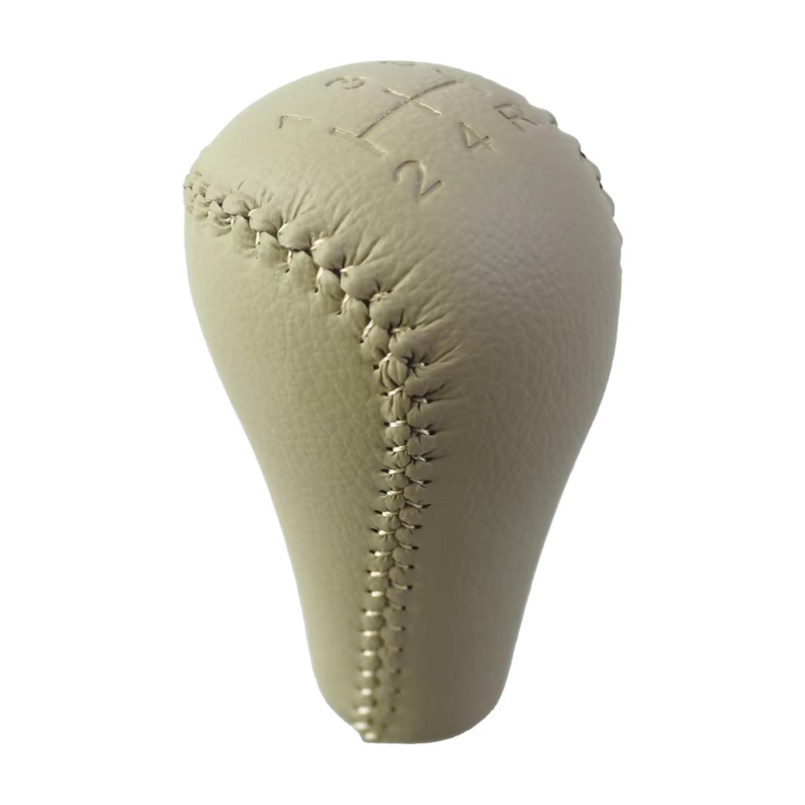 GHQFROP Transmission Gear Shift Knob for Nissan for Patrol GU Y61 Gear Shift Knob Gaiter Lever Shiter Head 5Speed Manual Transmission Car Gear Stick Knob(5-Speed Beige)