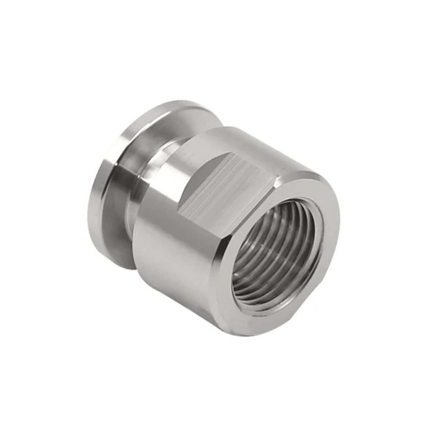 RUAJOGYNVM M14 M20 Metric Female Thread KF16 KF25 304 Stainless Steel KF Vacuum Pipe Fitting Connector(KF25,M14x1.5mm) RUAJOGYNVM