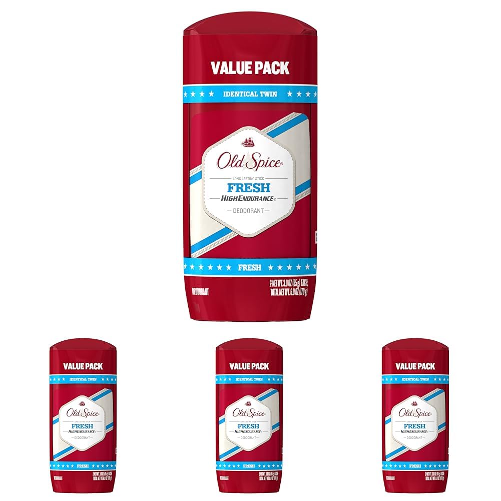 Old Spice High Endurance Long Lasting Stick Mens Deodorant Fresh Scent - 3 0 Oz Ea Pack of