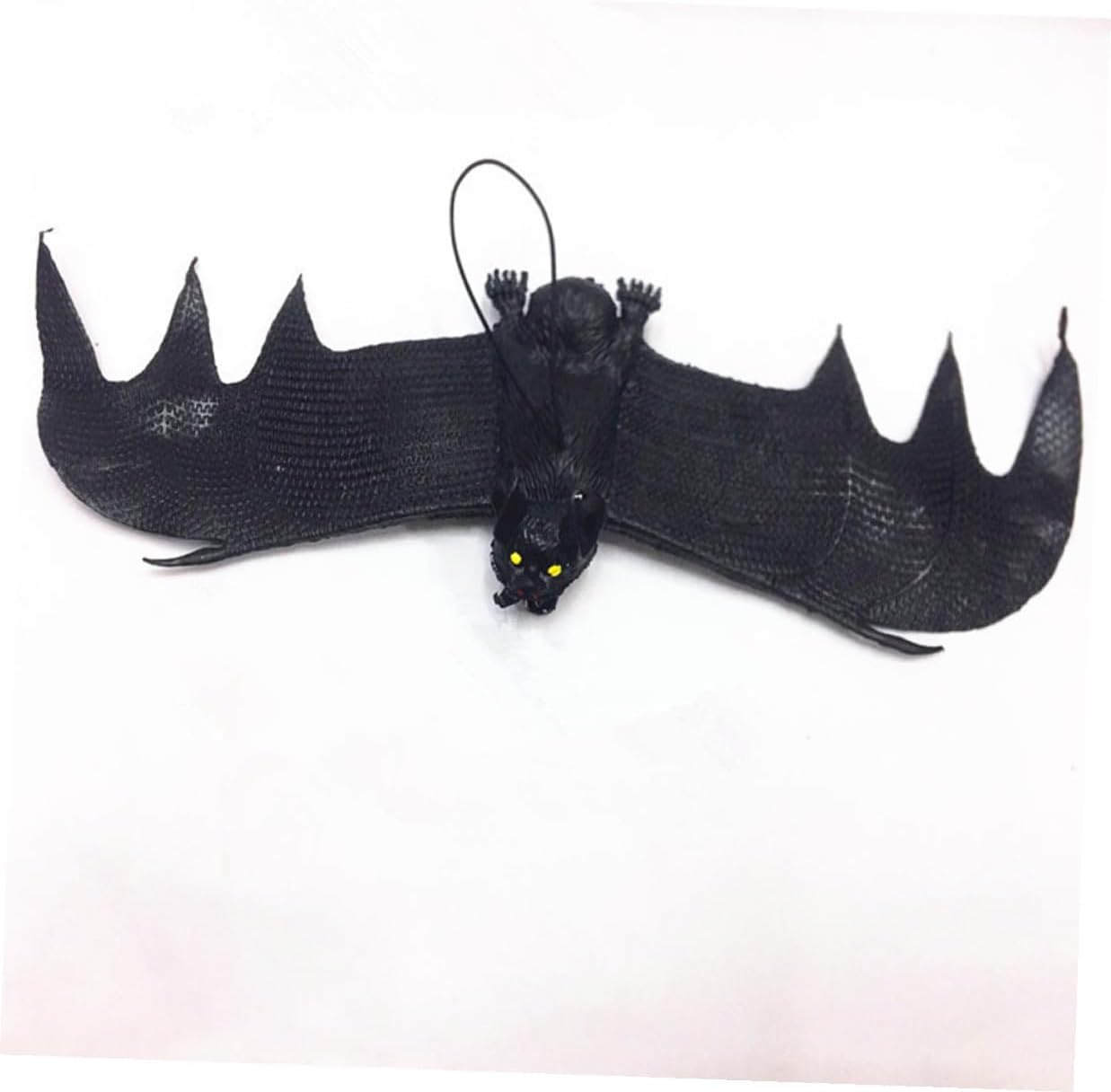 3pcs Realistic Simulated Bat Pendants Halloween Hanging Decor for Indoor Outdoor Party Decorations Vivid Halloween Bat Ornaments