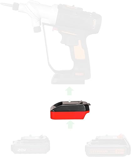 Actualización del adaptador para Worx 20 V versión de EE. UU.  Compatible con batería Black and Decker 20v MAX (no más antigua de 18 V) y compatible