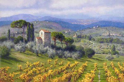 The Collection Shop June Carey Above Florence Canvas