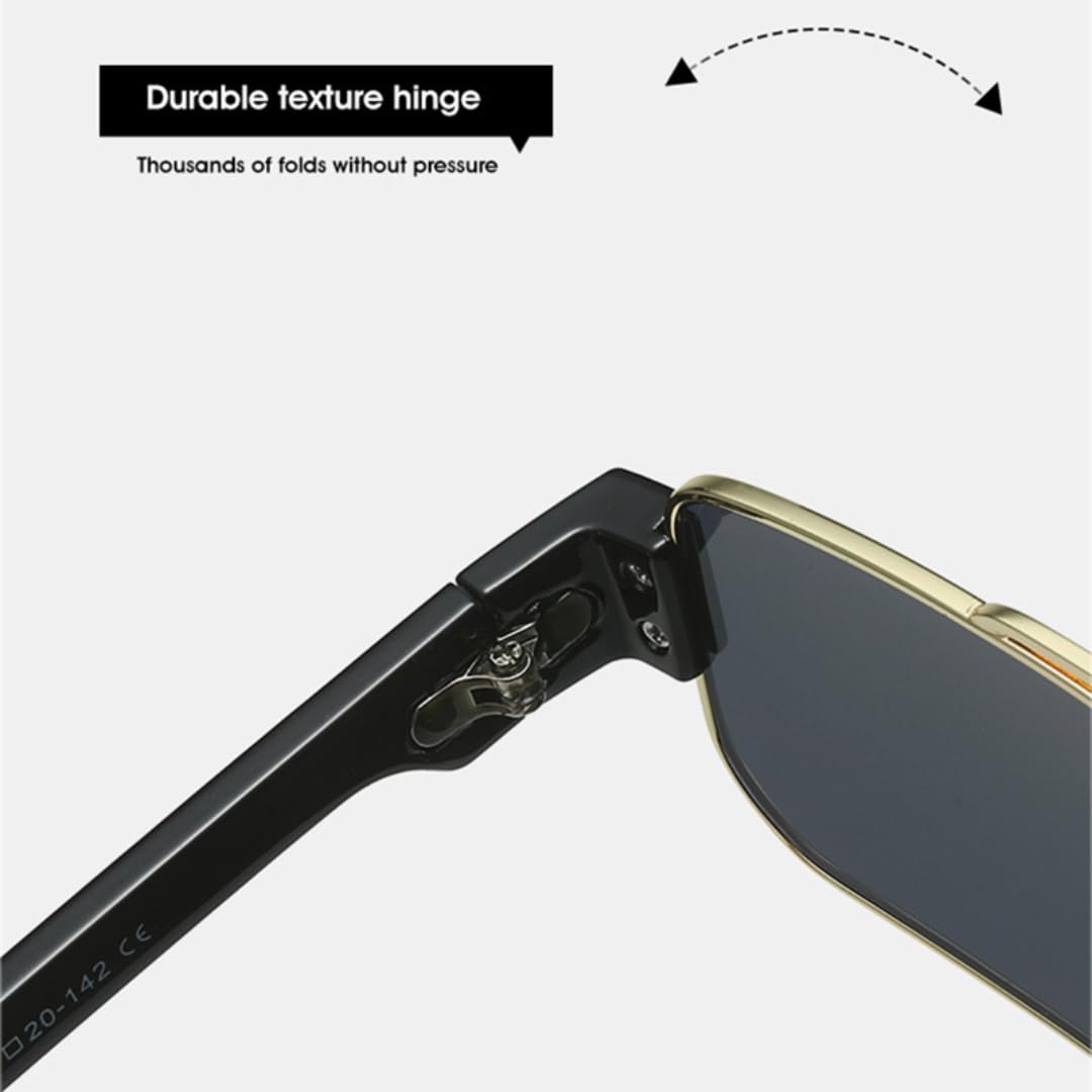Okulary przeciwsłoneczne retro Fashion Clear Ocean Gradient Lens Shades UV400