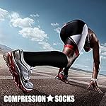 CHARMKING Compression Socks for Women & Men Circulation (3 Pairs) 15-20 mmHg is Best Support for Athletic Running Cycling - Image 3