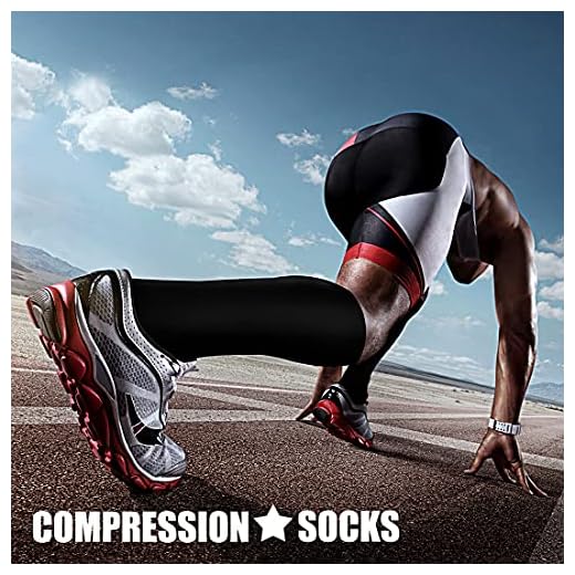 CHARMKING Compression Socks for Athletic Use