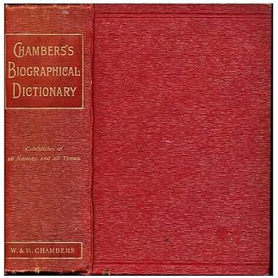 CHAMBERS'S BIOGRAPHICAL DICTIONARY