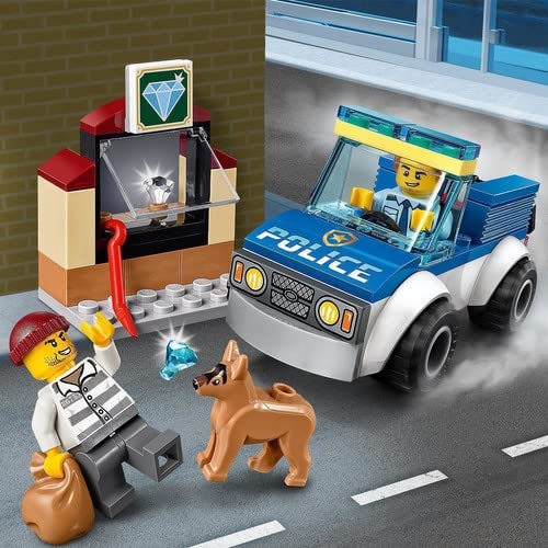 City Unità Cinofila della Polizia, Macchina Giocattolo con Figura del Cane, Giochi per Bambini di 4+ Anni, 60241 - Lego - Immagine 1