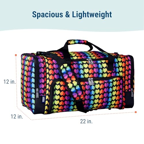 Image of Wildkin Kids Weekender Duffel Bag - Carry-On Size for School, Travel, & Sleepovers