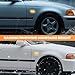KACEPAR Front Side Fender Turn Signal Repeater Lamps, Amber LED Side Marker Lights, 1995-1999 Compatible with Honda Ballade, Hatchback Sedan Civic 2/3/4DR CR-V - Clear Lens Solid Constant Light