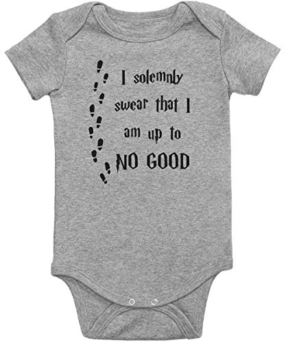 I Solemnly Swear I Am Up to No Good HP Baby Onesie/Potter Infant Bodysuit2