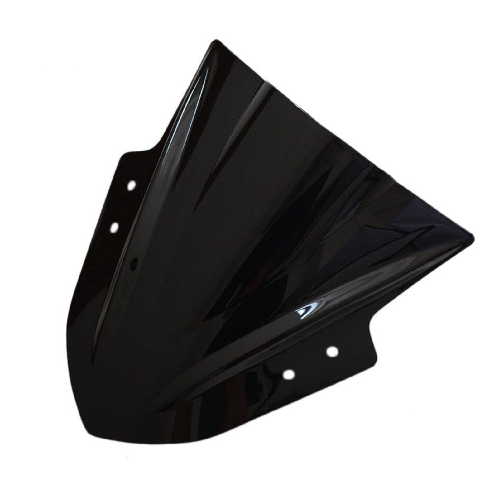 Deflettore Vento Moto Parabrezza per per Ninja 300 EX300 per Ex 300R 2013 2014 2015 2016 Nero Moto Doppia Bolla Anteriore Parabrezza Parabrezza Carena Schermo
