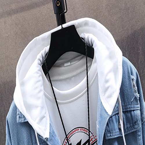 Unisex Personalized Hooded Denim Hoodie Tops Customized Gifts Add Your Own Design Outwear Custom Jeans Jackets Coat4