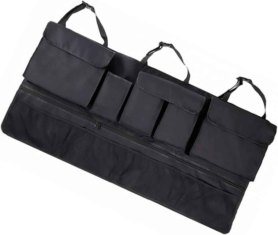 Car Trunk Organizer for Suv Backseat, Waterproof Oxford Cloth Black