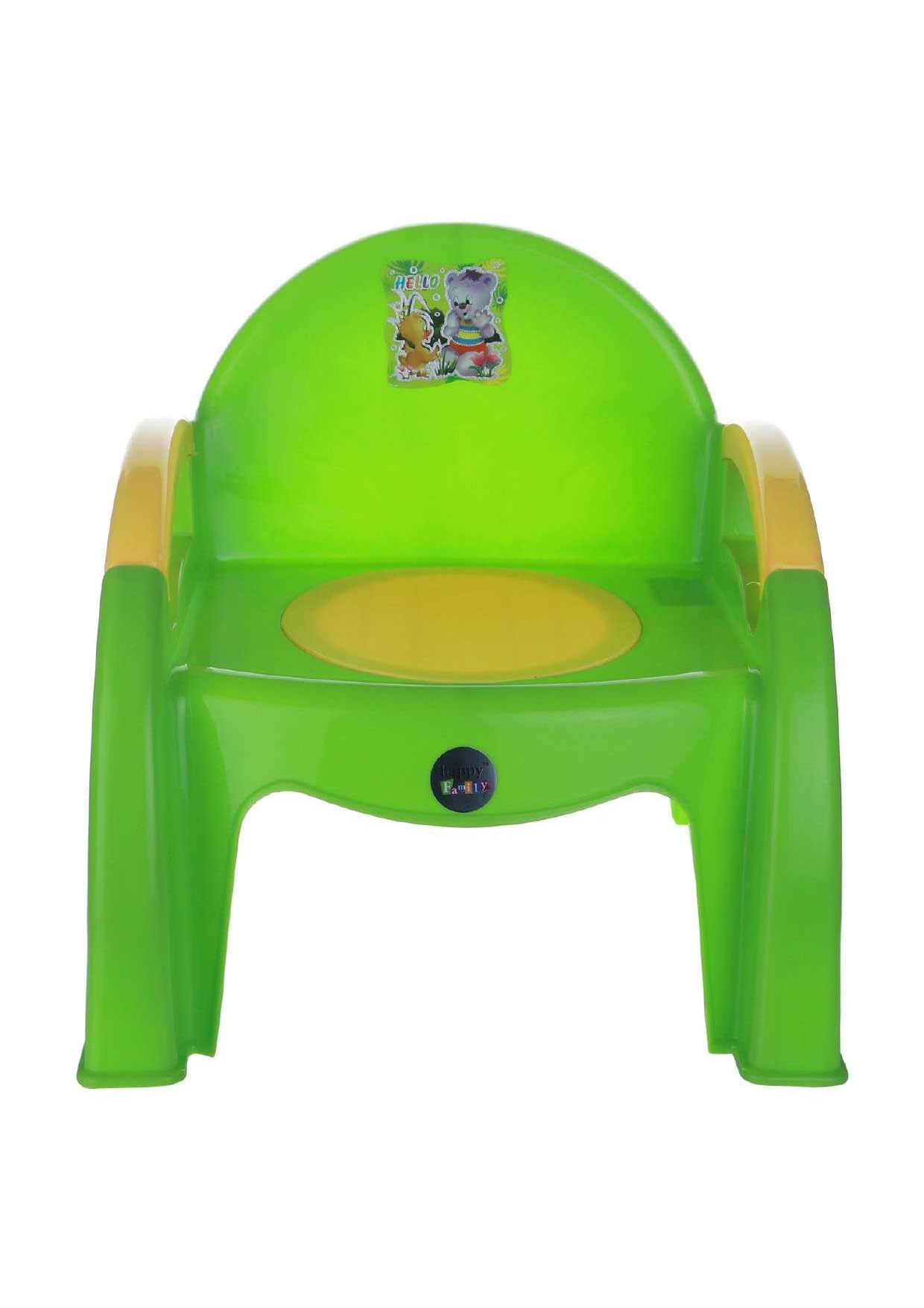 Happy Family -Baby Potty Training Seat/Chair With Lid and High Back Support for Baby/Infant/Kids -8 M to 3 Y -Green-image-25