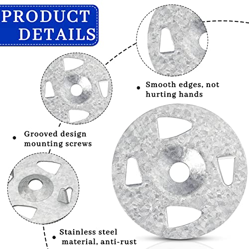 Washers for Installation of Foam Board Panels 11/4 Inch Galvanized