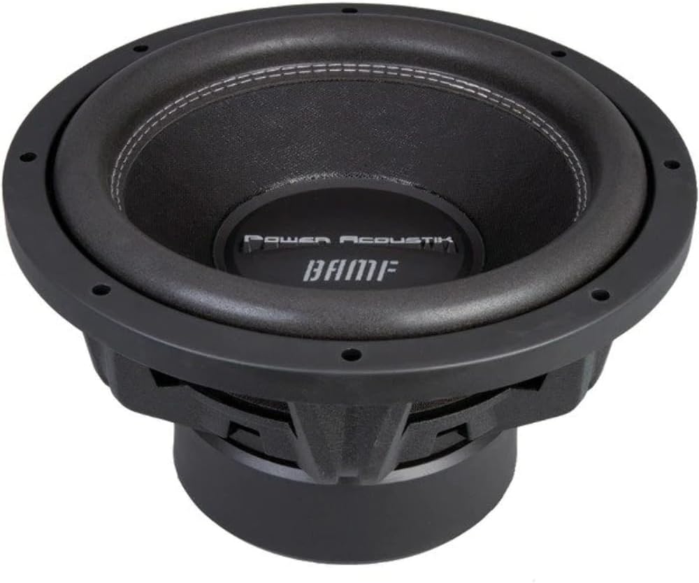 Power Acoustik BAMF‐152 BAMF Series Subwoofer (15", 3,800 Watts max, Dual 2Ω)