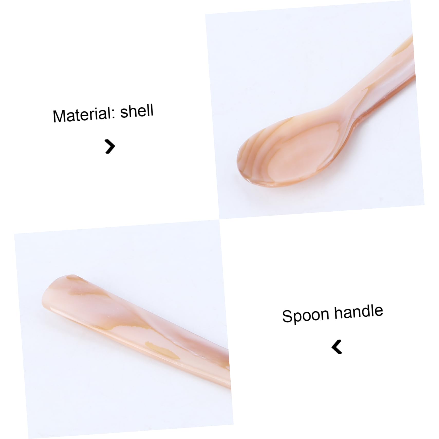 COLLBATH De 12 Piezas De Nácar Cucharas De Concha De Creativa De De Fiesta Cucharas Para Servir Cucharaditas Caparazón