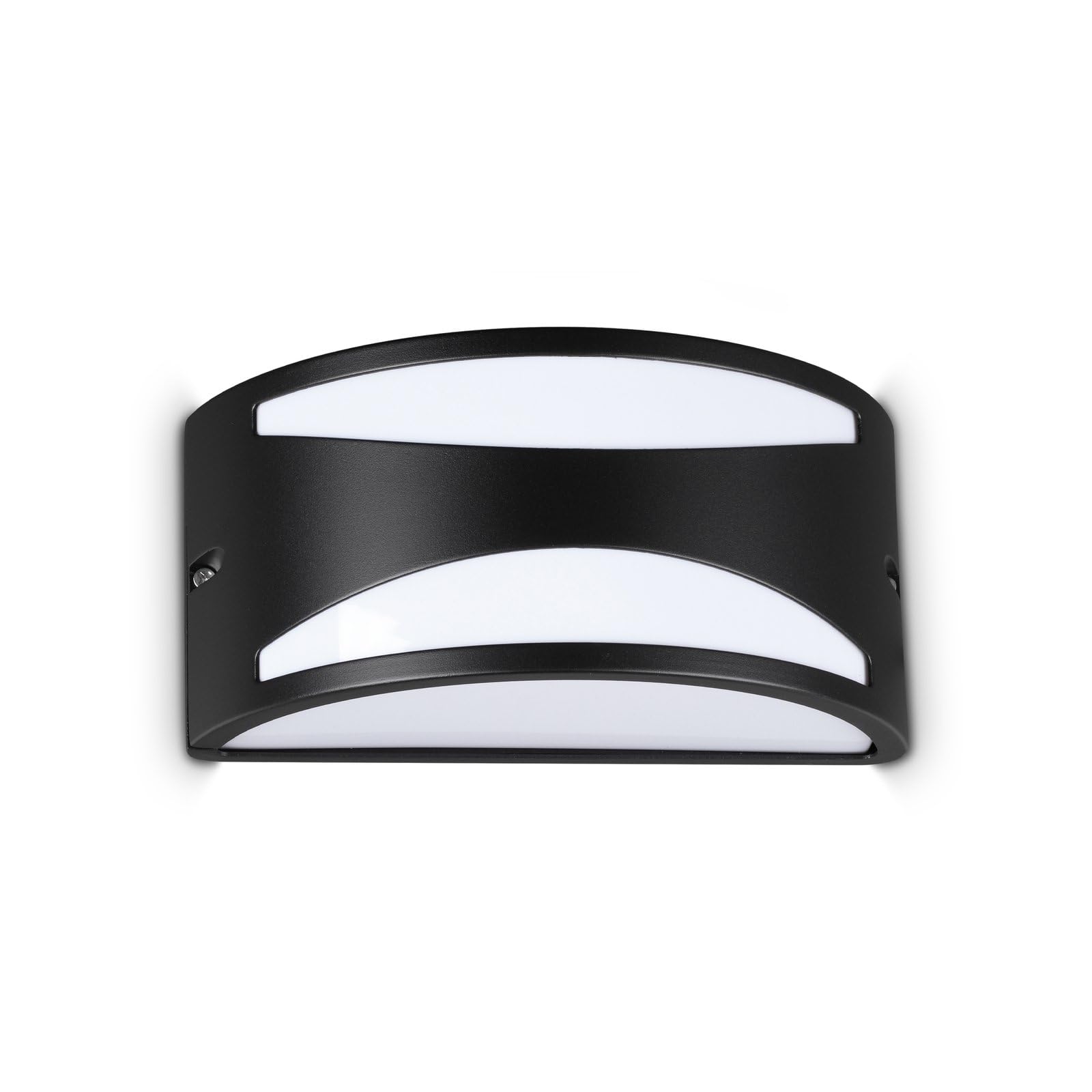 Ideal Lux REX-3 lampa ścienna 1 x E27 IP44 czarne aluminium