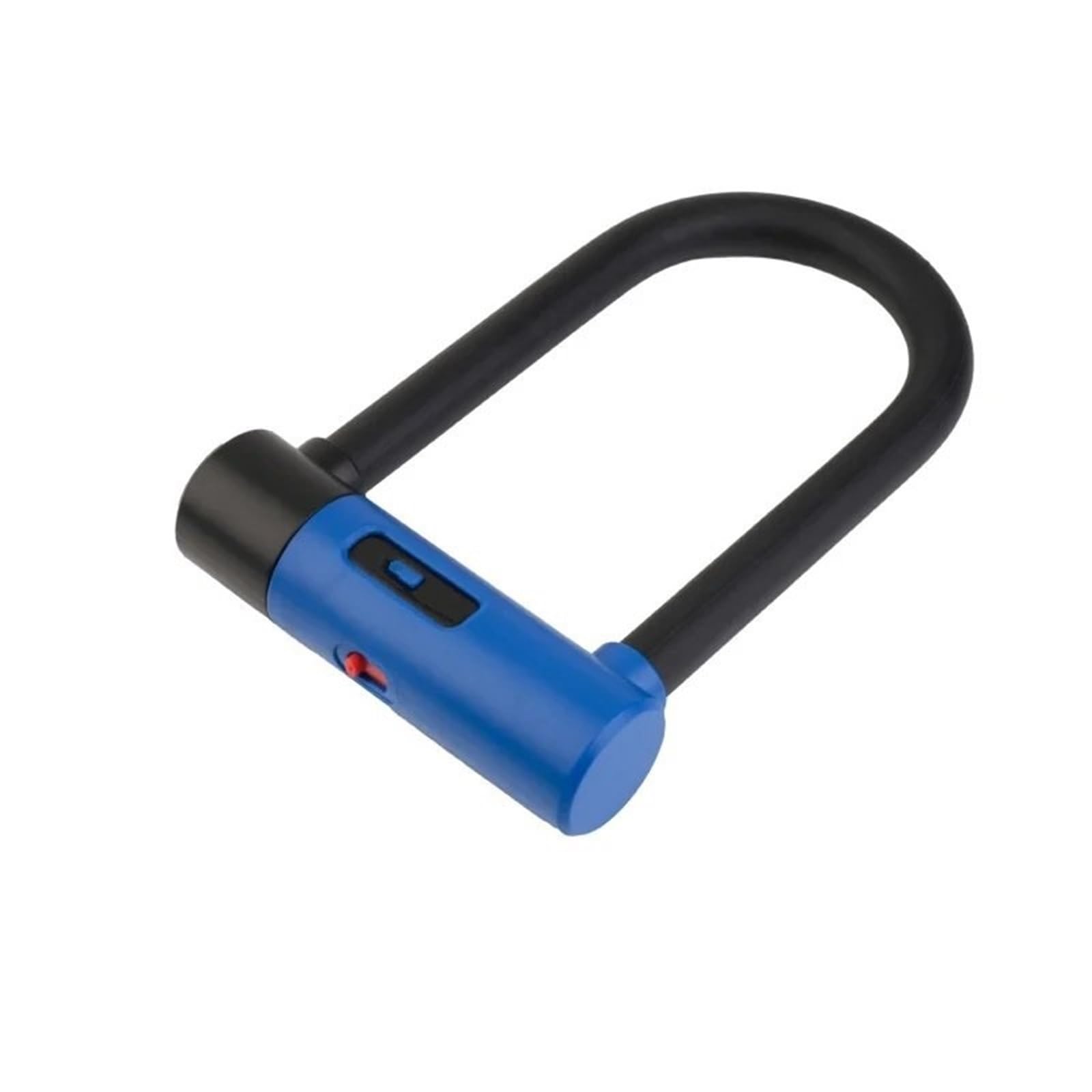 Motorcycle Handlebar Lock Anti Theft Convenient Motorcycle Accessories Security Lock Reinforced with Key U-Shaped Bicycle Motorbike Motorbike Lock Security(6102-1blue)