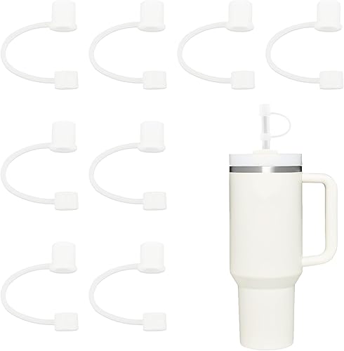 Miniatura 1 de Juego de 6 fundas de silicona para popotes Stanley, Simple Modern Tumbler, Yeti, Owala, Hydro Flask, Meoky, MaxBase, Hydrapeak u otras botellas,