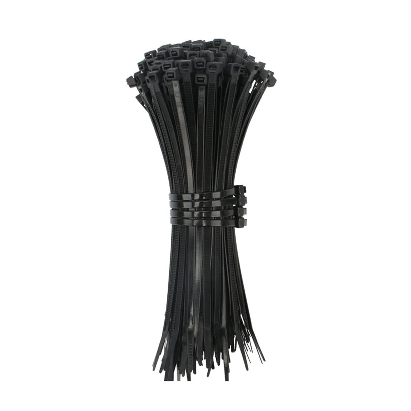 Fascette fermacavi in nylon, autobloccanti, 100 pezzi, multicolore, 1,9 mm x 100 mm (nero)