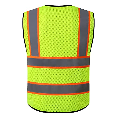 Image of Reflective Safety Vest for Men Women Construction Vest Meet ANSI /ISEA Standard