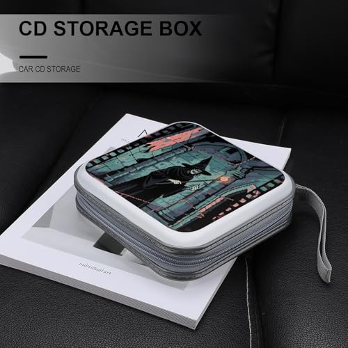 Pochette CD/DVD 40 compartiments : protégez vos disques de la poussière à la maison