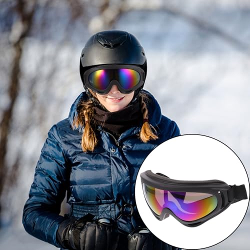 KESYOO Gafas de Ciclismo y Esquí para Exteriores a Prueba de Viento, Unisex, Lentes Multicolor, Diseño Ligero y Resistente para Deportes al Aire Libre como Montar y Senderismo - imagen 6