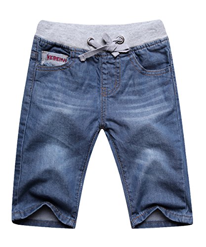 Echinodon Jungen Jeans Shorts 1/2 Kurze Hose Kinder Sommer...