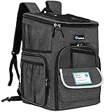 PetAmi Pet Carrier Backpack for Small Cats, Dogs, Puppies | Airline Approved | Ventilated, 4 Way Entry, Safety and Soft Cushion Back Support | Collapsible for Travel, Hiking, Outdoor (Charcoal)