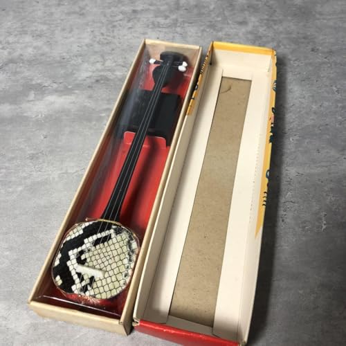 ミニチュア 蛇皮線 レトロ 琉球 郷土 民芸 和 三線 三味線 楽器 ミニチュア 年代物