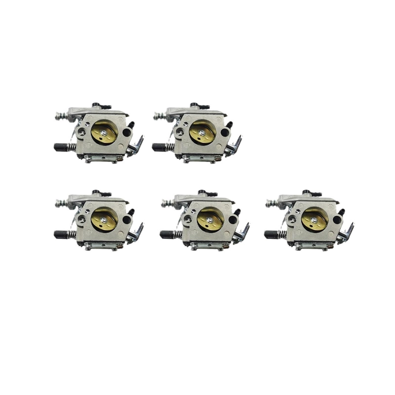 Compatible con carburador MP16 MP16-7 de 52cc, carburador de Motosierra de 2 Tiempos, Motor 4500 5200 5800, Sierras de Cadena, carburador de Gasolina, Herramientas de jardín(5 pcs)