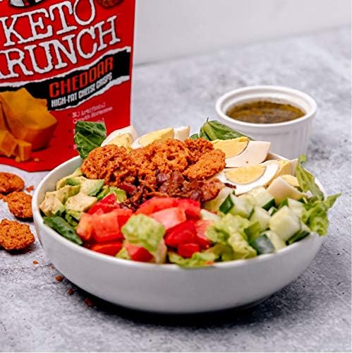Fbomb Cheese Crisps: Healthy Low Carb Snacks, High Protein Crisps, 100% Natural Keto Snacks | Oven Baked, Premium Artisan Cheese, Gluten Free, Sugar Free | Cheddar, Buffalo, Tangy Sharp Cheddar Variety 6 Pack