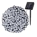 Joomer Solar String Lights 72ft 200 LED 8 Modes Solar Powered Christmas Lights Waterproof Decorative Fairy String Lights for Garden, Patio, Home, Wedding, Party, Christmas (White)