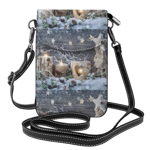 Pochettes pour téléphone portable pour femmes petit sac bandoulière portefeuille cuir PU porte-carte