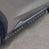 Estribos laterales compatibles con Kia Telluride 2019-2025, aluminio con soportes, 2 piezas 6