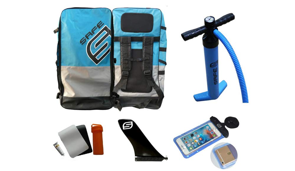 Safe SUP Gonfiabile 14 Xtreme Completo di Pompa Custodia e Manuale