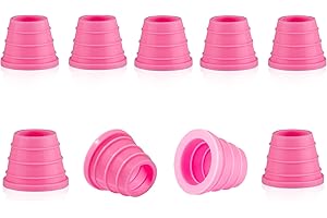 10-Piece High-Temp Silicone Grommets for Ceramic Bowls