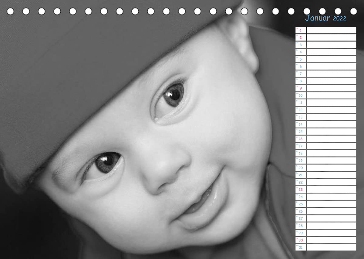 Babys - Die Lichter der Welt (Tischkalender 2022 DIN A5 quer): Baby-Schönheiten zum verlieben! (Geburtstagskalender, 14 Seiten ) (CALVENDO Menschen)