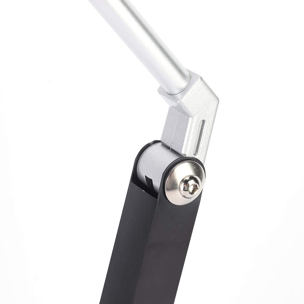 Lampada da lavoro a LED, faro da lavoro a LED multiuso, libri di lettura per la manutenzione di ricambi auto per officina meccanica per tornio(Silver black)