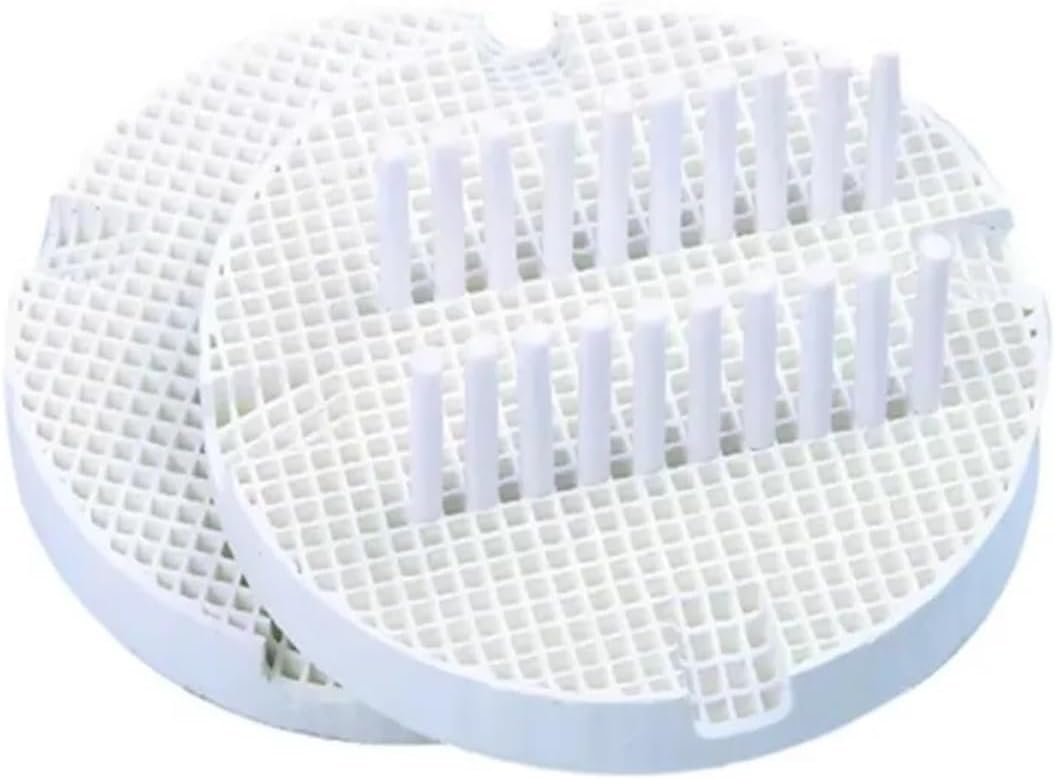 Dental Lab Honeycomb Firing Trays 2pcs Dental Honeycomb Firing Trays + 20 Ceramic Pins Lab Plate Holder Technician Supplies