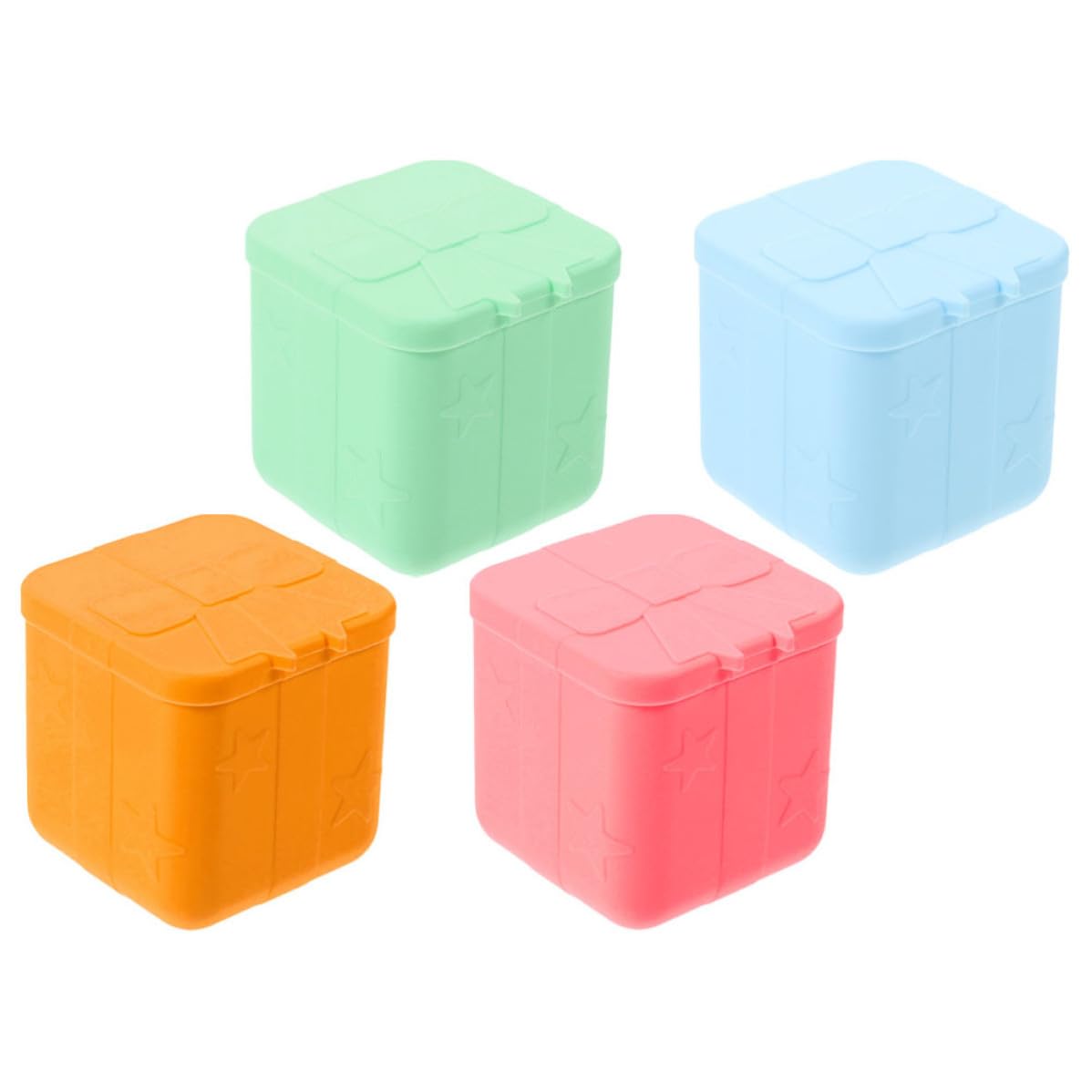 Recipientes de silicona para condimentos Alasum: juego de 4 botes herméticos para oficina