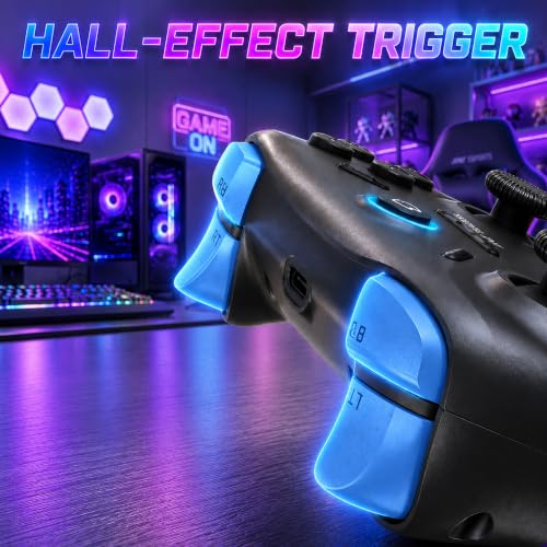 Image of Ant Esports ULTRANOVA Tri-Mode Wireless Gamepad with Drift Free TMR Joysticks & Triggers, Charging Dock, 1000Hz Polling, Turbo, Macro, Bluetooth, 2.4GHz, USB-C, PC, Switch, Android, iOS, PS4