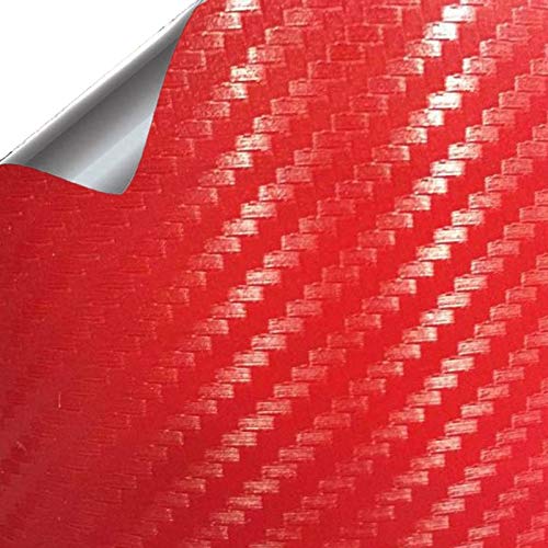 WrapWorkers Series Vinilo Carbono Rojo 25x152cm